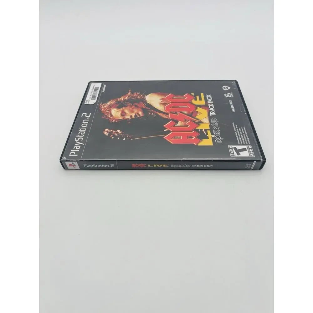 AC/DC Live RockBand Track Pack (Sony Playstation 2 2008) PS2 Complete TESTED CIB
